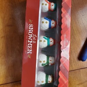 Hallmark Snowmen ornaments